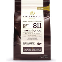 Callebaut Chocolade Callets Puur (811) 2,5 kg
