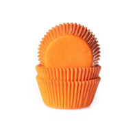 Cupcake Cups HoM Oranje 50x33mm. 50st.