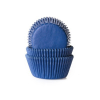 Cupcake Cups HoM Donker Blauw 50x33mm. 500st.