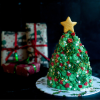 Kerstboom taart recept