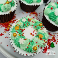 Kerstkrans cupcakes recept