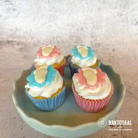 Mini cupcakes voor een babyshower recept