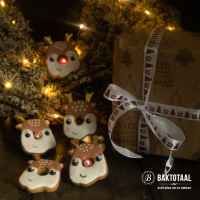 Rudolph rendier koekjes met lampjes recept