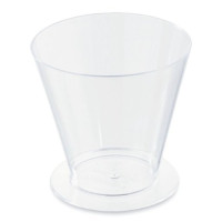 Martellato Lepelgebak cups transparant (150 ml) / 100 stuks