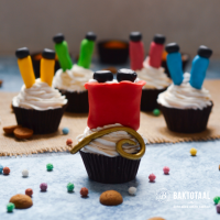 Upside down cupcakes voor Sinterklaas recept