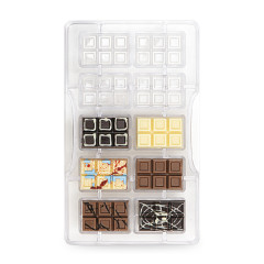 Chocolademal Kleine Tablet (10x) 42x28x9(h)mm