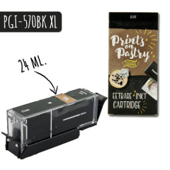 Eetbare Inkt Cartridge Zwart XL (PGI-570BK)