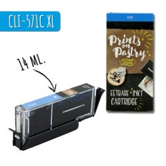 Eetbare Inkt Cartridge Blauw XL (CLI-571C)