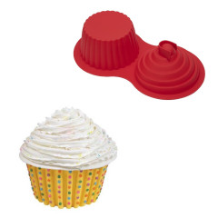 Siliconen Bakvorm Jumbo Cupcake (Cake Smash)