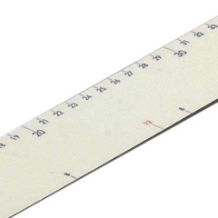 Liniaal  kunststof 65 cm stugge uitvoering