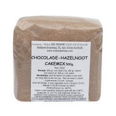 Molen de Hoop Chocolade Hazelnoot cakemix 500 gr