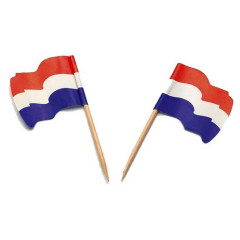 Vlagprikker Nederland Wapperend 500st.