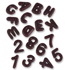 Günthart Chocoladedecoratie Letters en Cijfers 410st.
