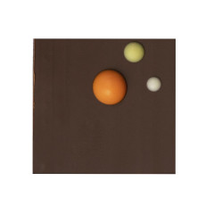 Dobla Chocoladedecoratie Stippen Puur/Wit (360 st.)**