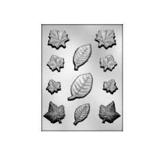 Chocolademal Bladeren Assortiment (11x) 4-5x3,5-6x0,6 cm**