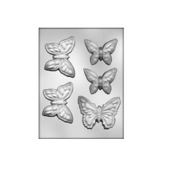 Chocolademal Vlinders (5x) 5-7x5-9x0,6 cm**