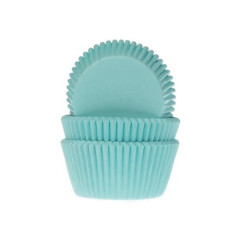 Cupcake Cups HoM Turquoise 50x33mm. 50 st.