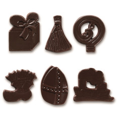 Callebaut Chocoladedecoratie Sinterklaas Ass. 260st