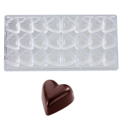 Bonbonvorm Chocolate World Hart (24x) 33x31x15 mm