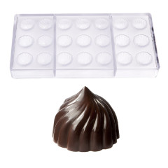 Bonbonvorm Chocolate World Rozet (21x) 27x22mm