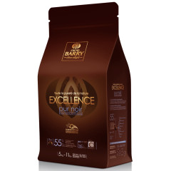Callebaut Chocolade Callets Puur Excellence (55,1%) 5kg