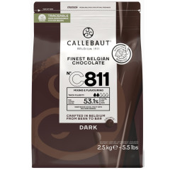 Callebaut Chocolade Callets Puur (C811) 2,5kg