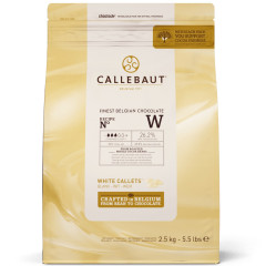 Callebaut Chocolade Callets Wit (W) 2,5kg