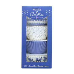 Culpitt Cupcake Cups China Blauw 50mm 100st.