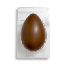 Chocolade Holvorm Half-Ei Glad 175x260mm
