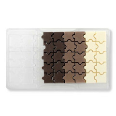 Chocolademal Puzzel (32x) 2x0,7 cm