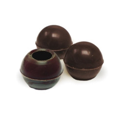 Dobla Truffelkogel Pure Chocolade 25 mm (504 stuks)