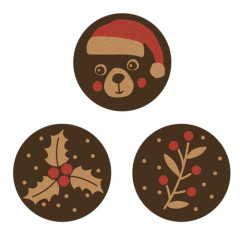 Callebaut Chocoladedecoratie Holiday Set 252st.