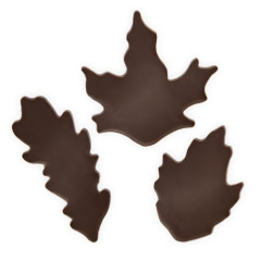 Callebaut Chocoladedecoratie Herfst Bladeren Donker 144st.**
