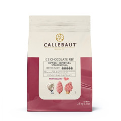 Callebaut Chocolade IJs Coating Ruby 2,5 kg