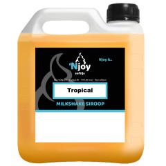 Njoy Milkshake Siroop Tropical (2 liter)