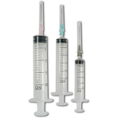 Injectiespuit 3 delig 5-20 ml