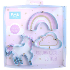 PME Koekjes Uitsteker Unicorn Set/3