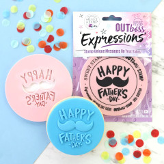 Sweet Stamp Outboss Moustache Fathers Day