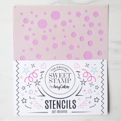 Sweet Stamp Stencil Bubble Pop 21,5x25cm