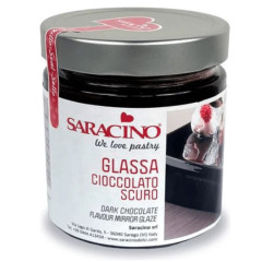 Saracino Mirror Glaze Pure Chocolade 350g