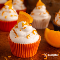 Sinaasappel cupcakes recept