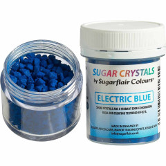 Sugarflair Suikerkristallen Donker Blauw 40g