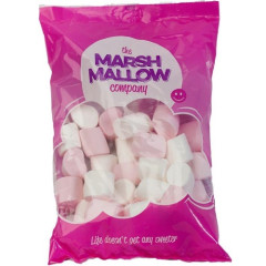 Marshmallow Roze / Wit 250 gr.
