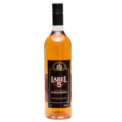 Whisky Label 5 60% (speciaal voor patisserie) 1 Liter**