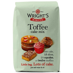 Wright's Toffee Cakemix 500g