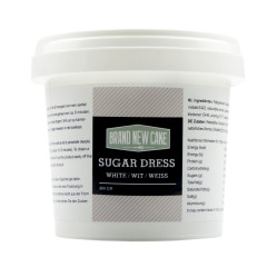 BrandNewCake Sugar Dress Pasta Wit 200 gram.