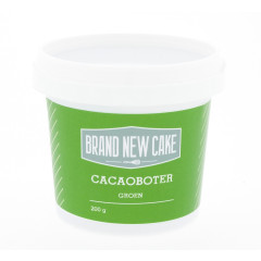 BrandNewCake Cacaoboter gekleurd Groen 200g