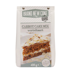 BrandNewCake Worteltaart/Carrot Cake-mix 400g. Glutenvrij