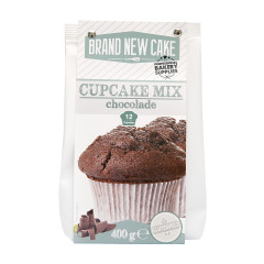 BrandNewCake Cupcake-mix Chocolade 400g. Glutenvrij