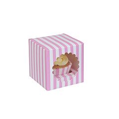 HoM Cupcake Doosje 1 Circus (incl. tray met venster) 3st.